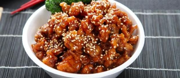 рецепт курицы с кунжутом